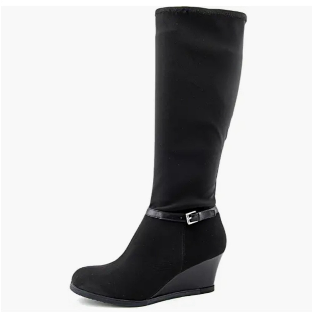 Ralph Lauren Tula Knee-High Wedge Boots